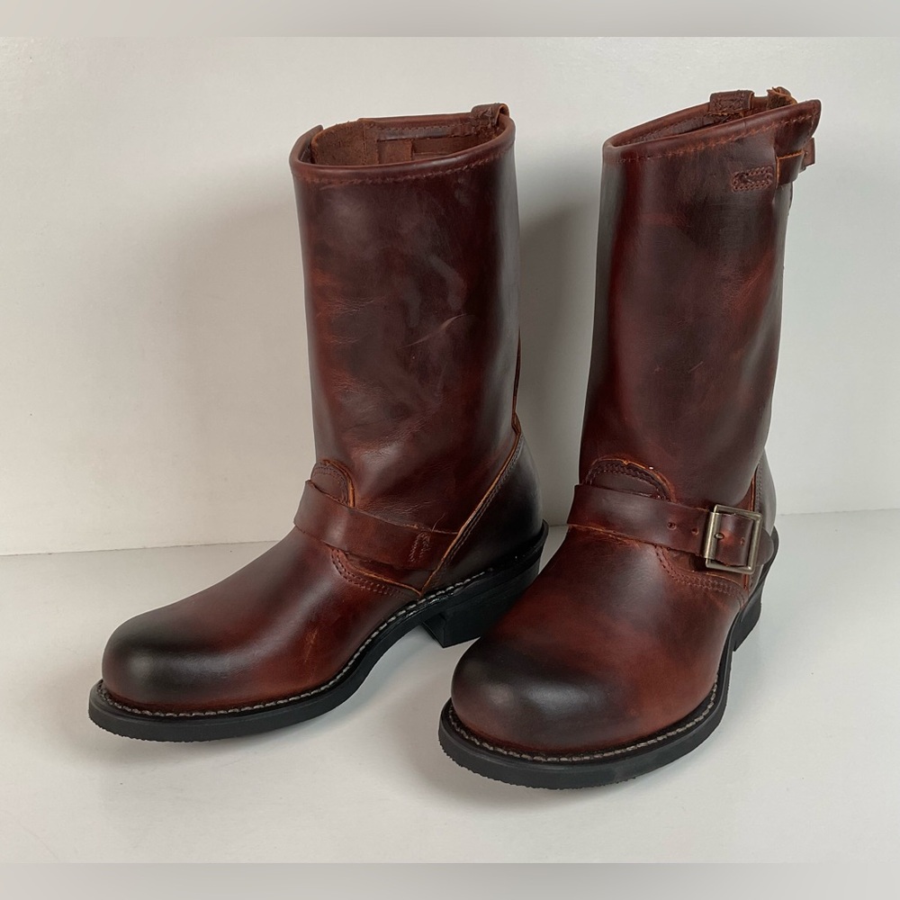 Double H Engineer Boots | USA Made | Brown | Women’s 7.5 M